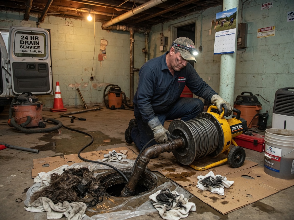 Drain Cleaning in Poplar Bluff, MO